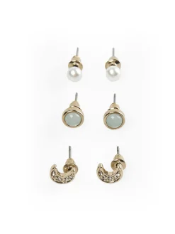 GATE Zestaw 3 par kolczyków| Akcesoria·Biżuteria