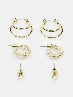 GATE Zestaw 3 par kolczyków| Akcesoria·Biżuteria