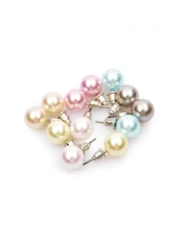 GATE Zestaw 6 par kolorowych kolczyków| Akcesoria·Biżuteria