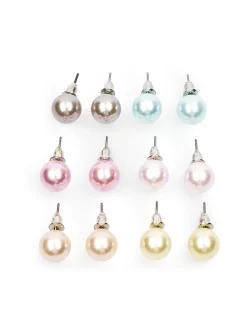 GATE Zestaw 6 par kolorowych kolczyków| Akcesoria·Biżuteria