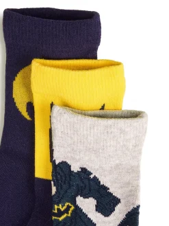 GATE Zestaw 3 par skarpet Batman|Dzieci Akcesoria|Chłopcy·Skarpety