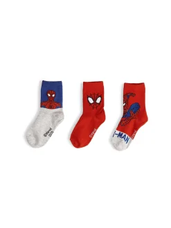 GATE Zestaw 3 par skarpet Spiderman|Dzieci Akcesoria|Chłopcy·Skarpety