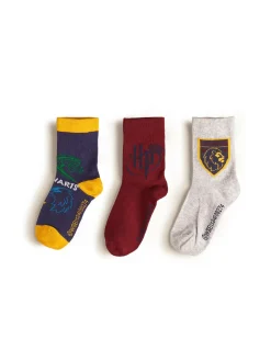 GATE Zestaw 3 par skarpetek Harry Potter|Dzieci Akcesoria|Chłopcy·Skarpety