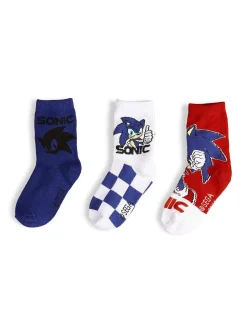 GATE Zestaw 3 par skarpetek Sonic|Dzieci Akcesoria|Chłopcy·Skarpety
