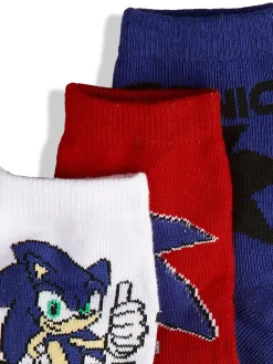 GATE Zestaw 3 par skarpetek Sonic|Dzieci Akcesoria|Chłopcy·Skarpety