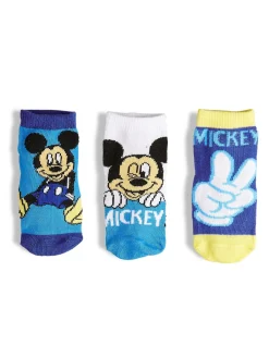 GATE Zestaw 3 par skarpetek z Myszką Miki|Dzieci Akcesoria|Baby