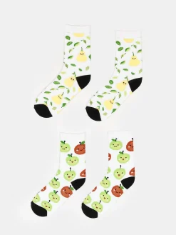 GATE Zestaw 2 par wysokich skarpet|Dzieci Dziewczynki·Rajstopy I Skarpetki|Bielizna·Skarpety