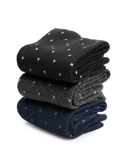 GATE Zestaw 3 par wzorzystych skarpet| Bielizna·Skarpety|Kategorie·Skarpety