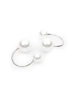 GATE Zestaw 2 regulowanych pierścionków z perłami| Akcesoria·Biżuteria