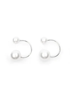 GATE Zestaw 2 regulowanych pierścionków z perłami| Akcesoria·Biżuteria