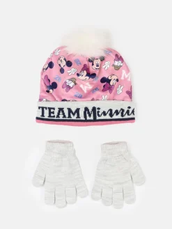 GATE Zestaw czapka i rękawiczki Myszka Minnie|Dzieci Akcesoria|Dziewczynki·Akcesoria