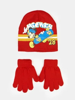 GATE Zestaw czapka i rękawiczki Myszki Miki|Dzieci Akcesoria|Chłopcy·Akcesoria