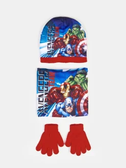GATE Zestaw czapka, opaska na szyję i rękawiczki Avengers|Dzieci Akcesoria|Chłopcy·Akcesoria