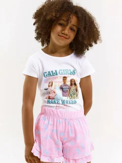 GATE Zestaw koszulka i spodenki Barbie|Dzieci Dziewczynki·Ostatnie Sztuki Ubrania Dla Dziewczynek|Dziewczynki·Spodnie I Legginsy