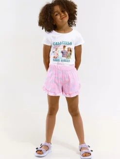 GATE Zestaw koszulka i spodenki Barbie|Dzieci Dziewczynki·Ostatnie Sztuki Ubrania Dla Dziewczynek|Dziewczynki·Spodnie I Legginsy
