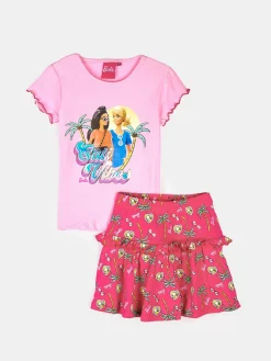 GATE Zestaw koszulki i spódnicy Barbie|Dzieci Dziewczynki·Ostatnie Sztuki Ubrania Dla Dziewczynek|Dziewczynki·Koszulki I Topy