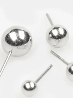 GATE Zestaw metalicznych kolczyków| Akcesoria·Biżuteria