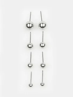 GATE Zestaw metalicznych kolczyków| Akcesoria·Biżuteria