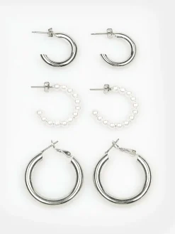 GATE Zestaw podstawowych okrągłych kolczyków| Akcesoria·Biżuteria