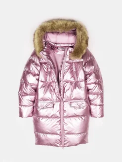 GATE Zimowa pikowana kurtka z kapturem|Dzieci Dziewczynki·Kurtki I Płaszcze