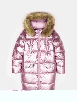 GATE Zimowa pikowana kurtka z kapturem|Dzieci Dziewczynki·Kurtki I Płaszcze