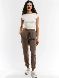 GATE Základní tepláky z francouzského froté| Spodnie·Spodnie Dresowe